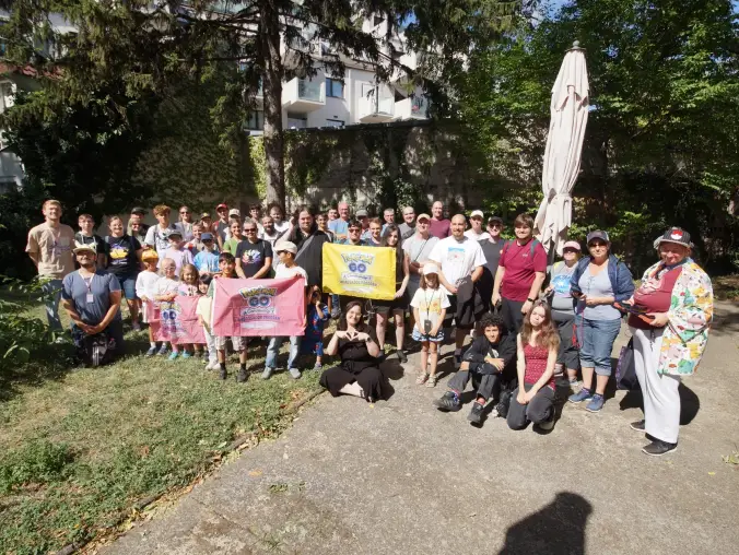RaidsNmore Gruppenfoto beim Pokémon GO Fest 2026 Mega Finale